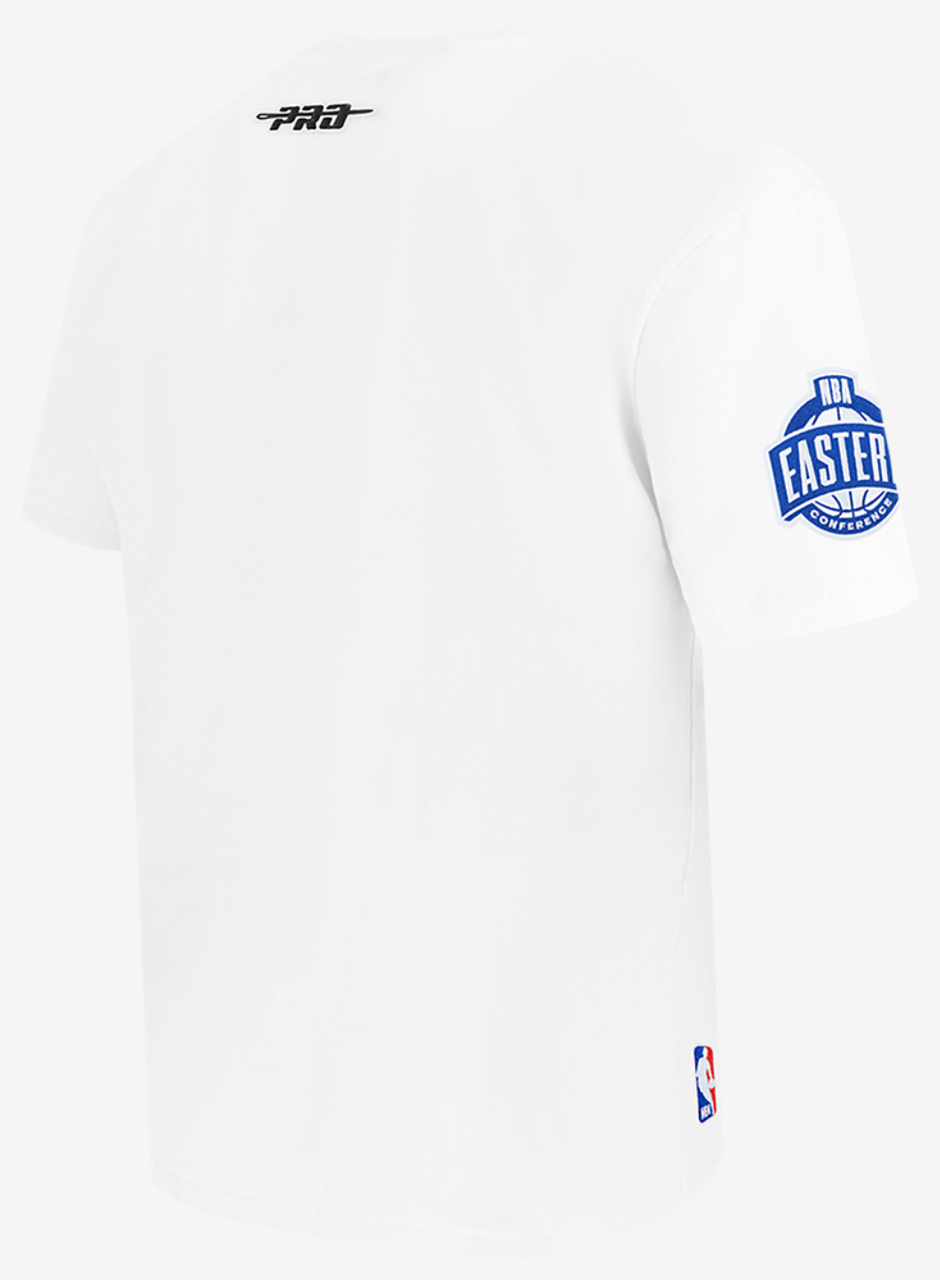 Pro Standard 76ers Empire Pro Drop Shoulder T-Shirt Image 4 of 7. Tap to open photo gallery.