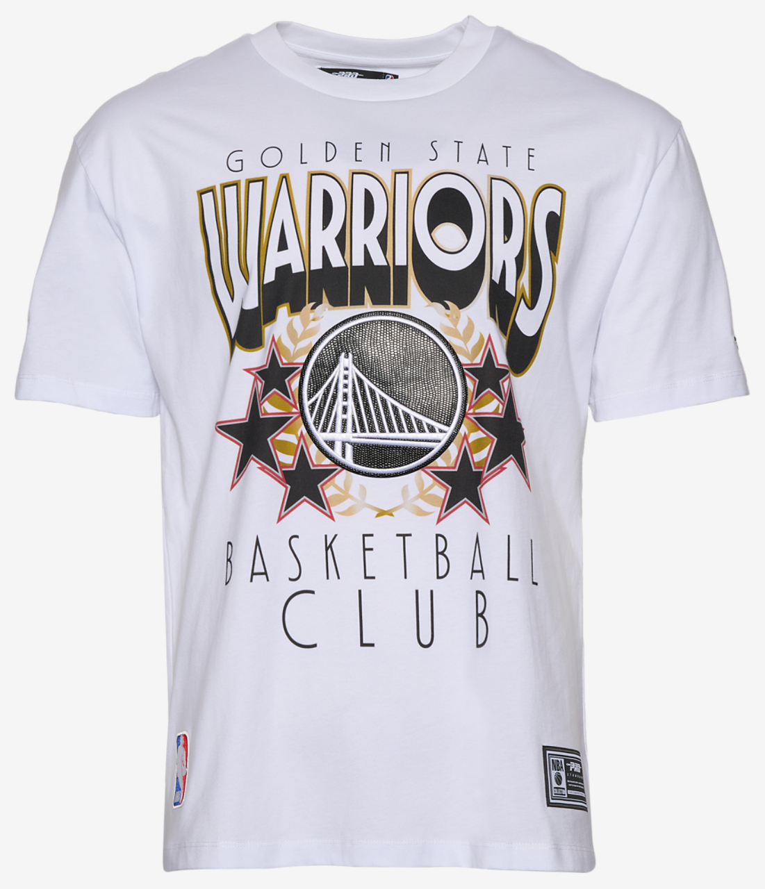 Pro Standard GSW Empire Pro Drop Shoulder T-Shirt Image 1 of 5. Tap to open photo gallery.