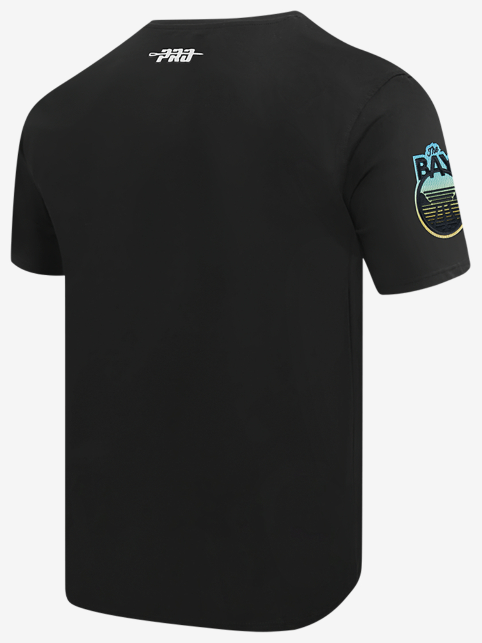 Pro Standard GSW Electric Blue S/S Flex T-Shirt Image 4 of 8. Tap to open photo gallery.