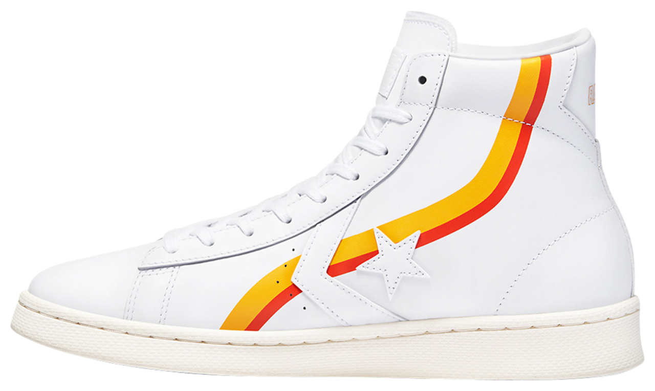 Converse x Roswell Rayguns Pro Leather High Top Image 2 of 5. Tap to open photo gallery.