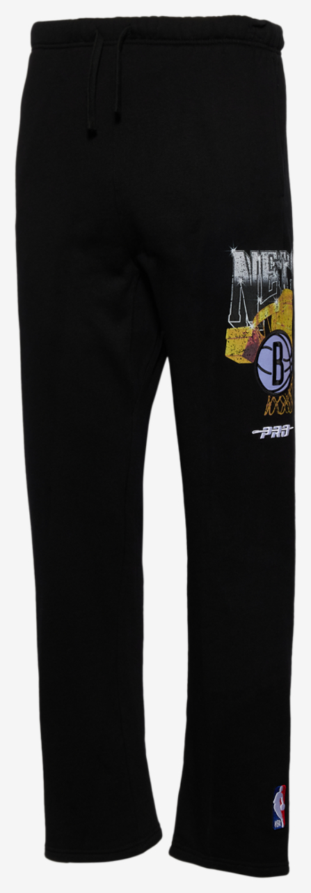 Pro Standard Nets Gold Hoops Straight Leg Sweatpants Image 1 of 2. Tap to open photo gallery.