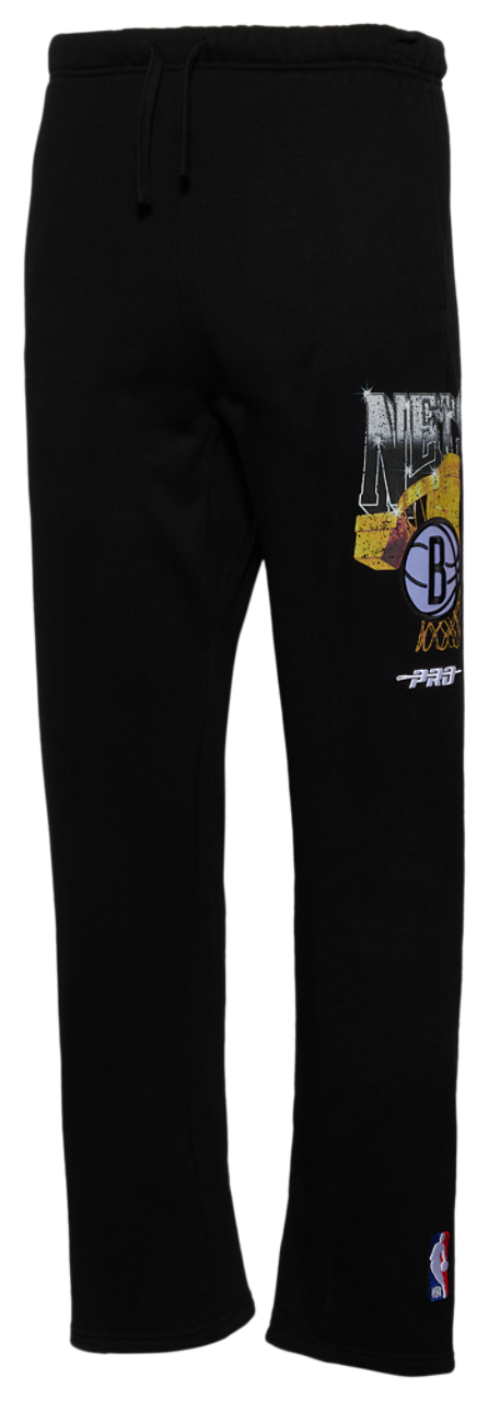 Pro Standard Nets Gold Hoops Straight Leg Sweatpants Image 1 of 2. Tap to open photo gallery.