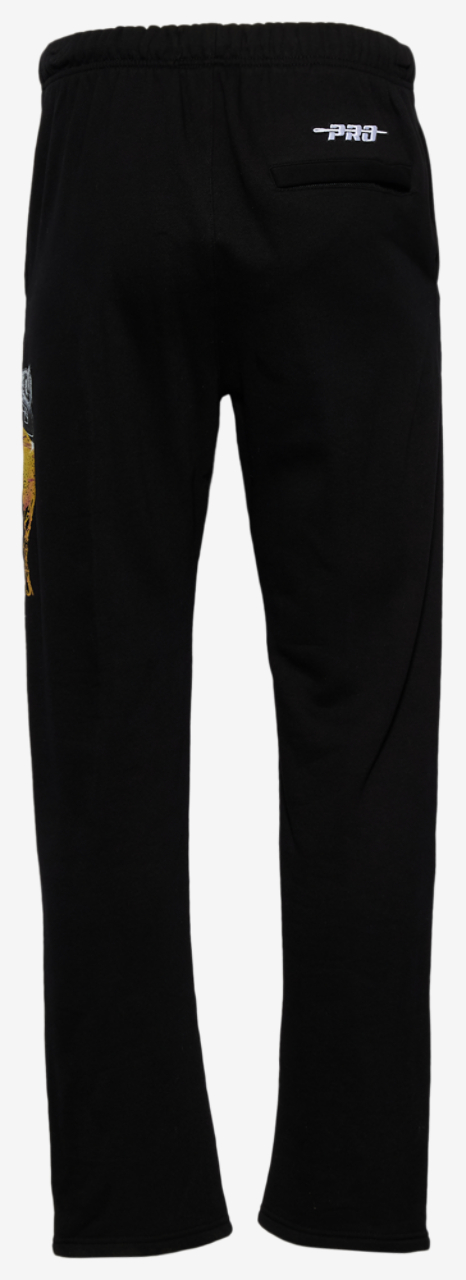 Pro Standard Nets Gold Hoops Straight Leg Sweatpants Image 2 of 2. Tap to open photo gallery.