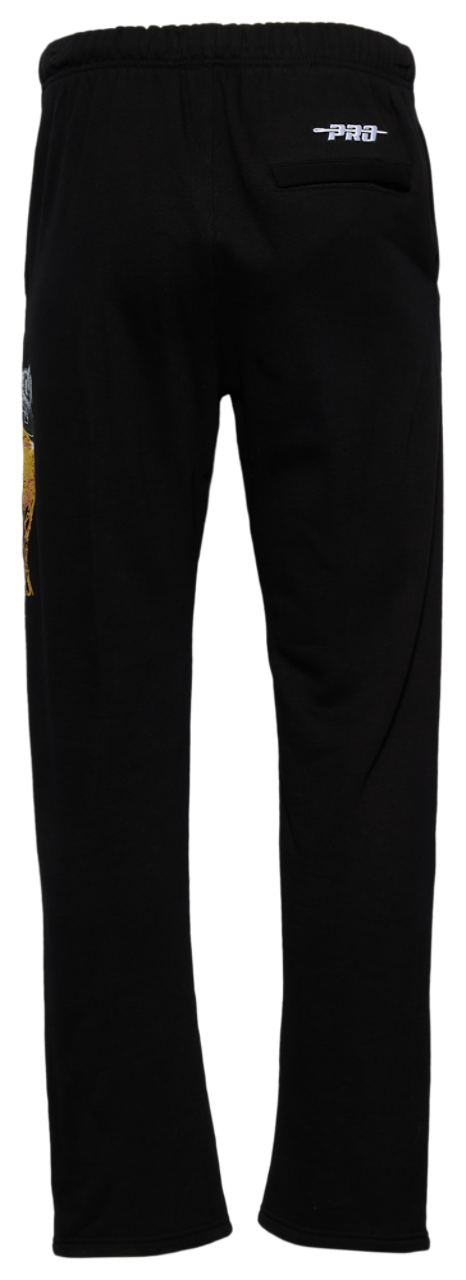 Pro Standard Nets Gold Hoops Straight Leg Sweatpants Image 2 of 2. Tap to open photo gallery.