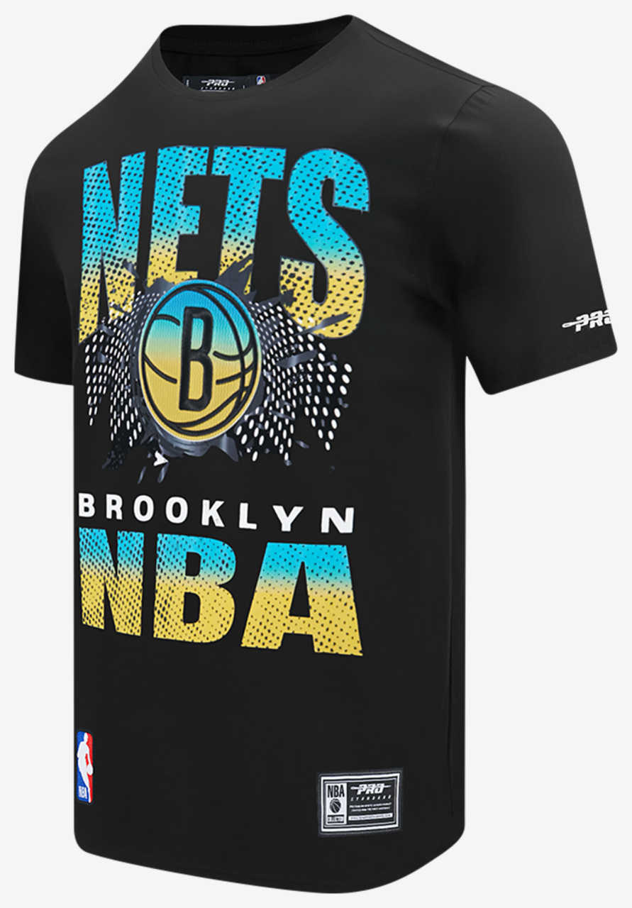 Pro Standard Brooklyn Nets Electric Blue S/S Flex T-Shirt Image 3 of 8. Tap to open photo gallery.