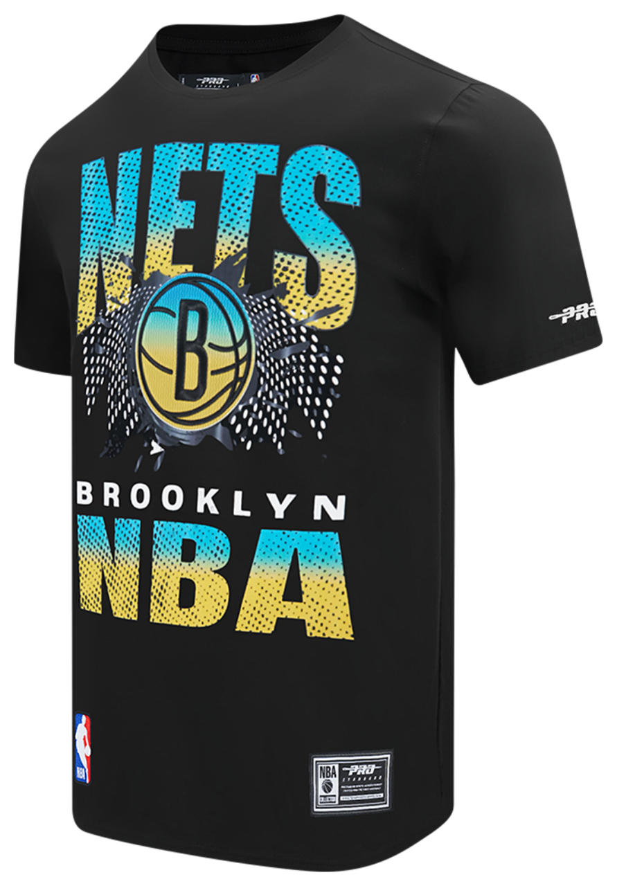 Pro Standard Brooklyn Nets Electric Blue S/S Flex T-Shirt Image 3 of 8. Tap to open photo gallery.
