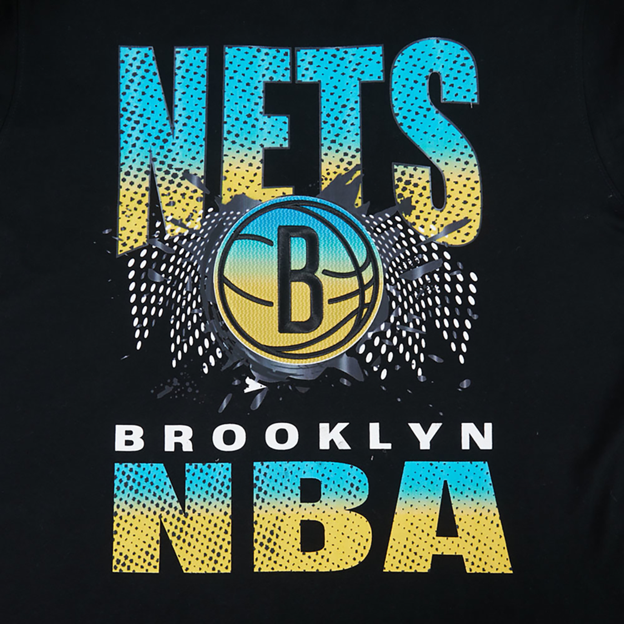 Pro Standard Brooklyn Nets Electric Blue S/S Flex T-Shirt Image 5 of 8. Tap to open photo gallery.