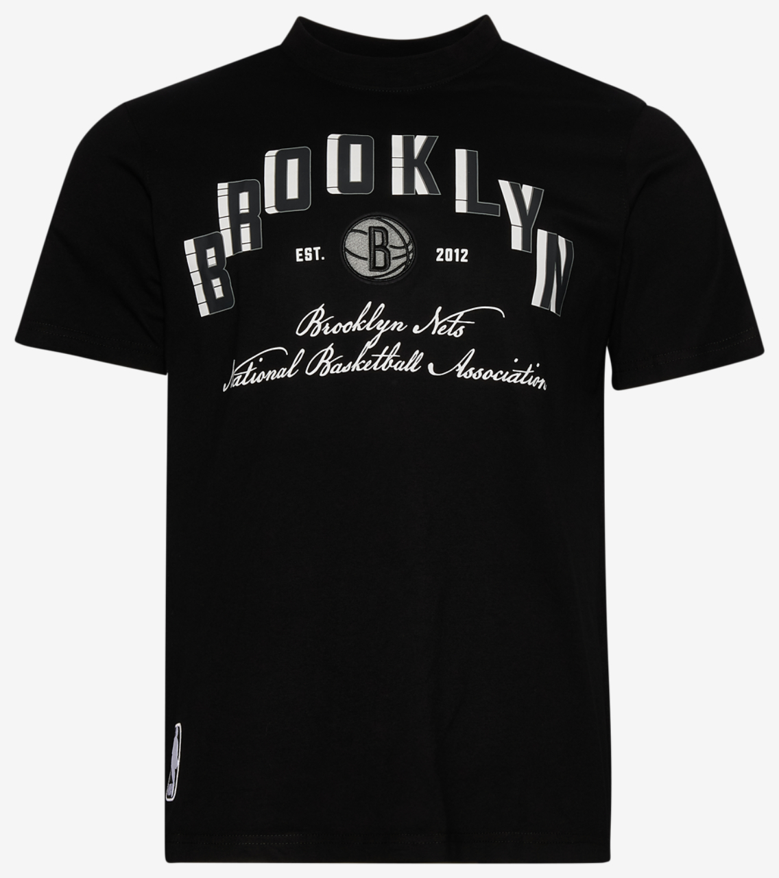 Pro Standard Brooklyn Nets Black Cat S/S Flex T-Shirt Image 1 of 4. Tap to open photo gallery.