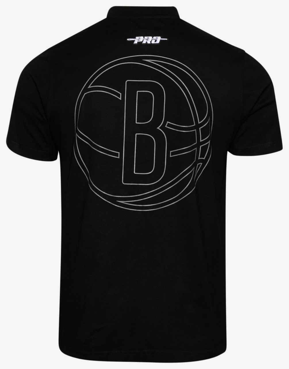 Pro Standard Brooklyn Nets Black Cat S/S Flex T-Shirt Image 2 of 4. Tap to open photo gallery.