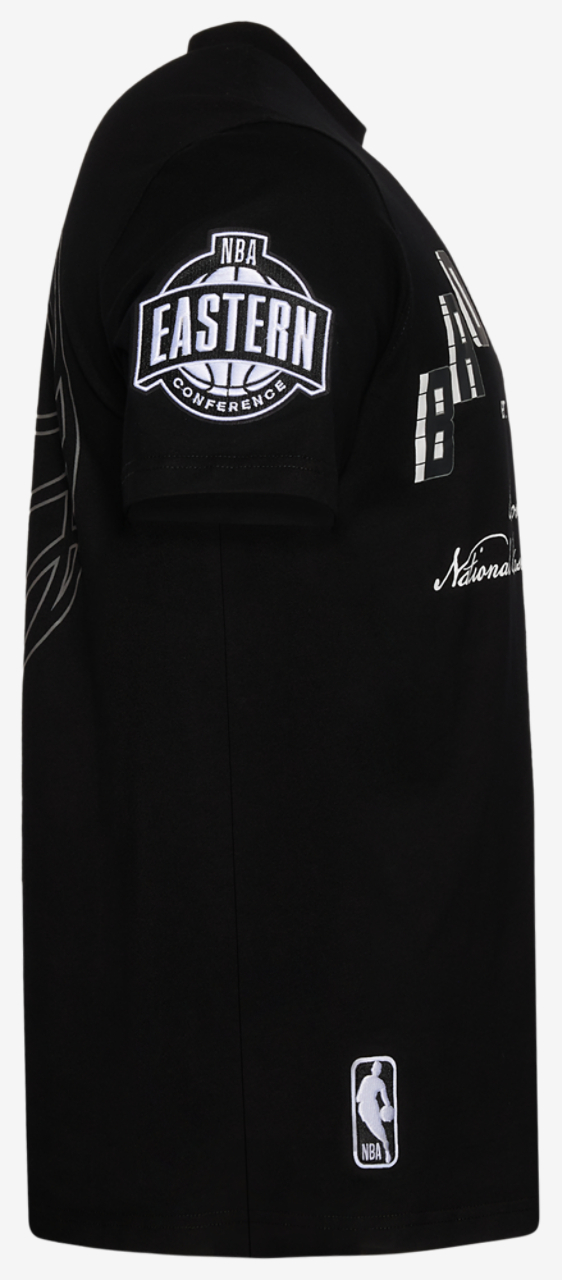 Pro Standard Brooklyn Nets Black Cat S/S Flex T-Shirt Image 4 of 4. Tap to open photo gallery.