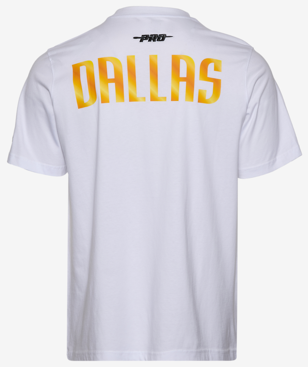 Pro Standard Mavericks Gold Hoops Short Sleeve Flex T-Shirt Image 2 of 3. Tap to open photo gallery.