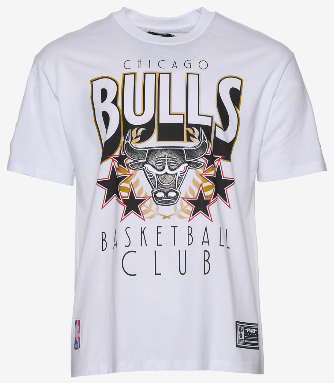 Pro Standard Chicago Bulls Empire Pro Drop Shoulder T-Shirt Image 1 of 4. Tap to open photo gallery.