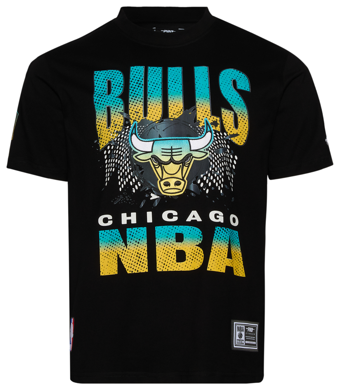 Pro Standard Chicago Bulls Electric Blue S/S Flex T-Shirt Image 1 of 4. Tap to open photo gallery.