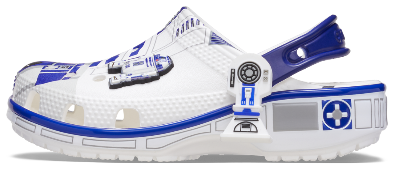 Crocs Star Wars R2D2 Classic Clogs Image 2 of 7. Tap to open photo gallery.
