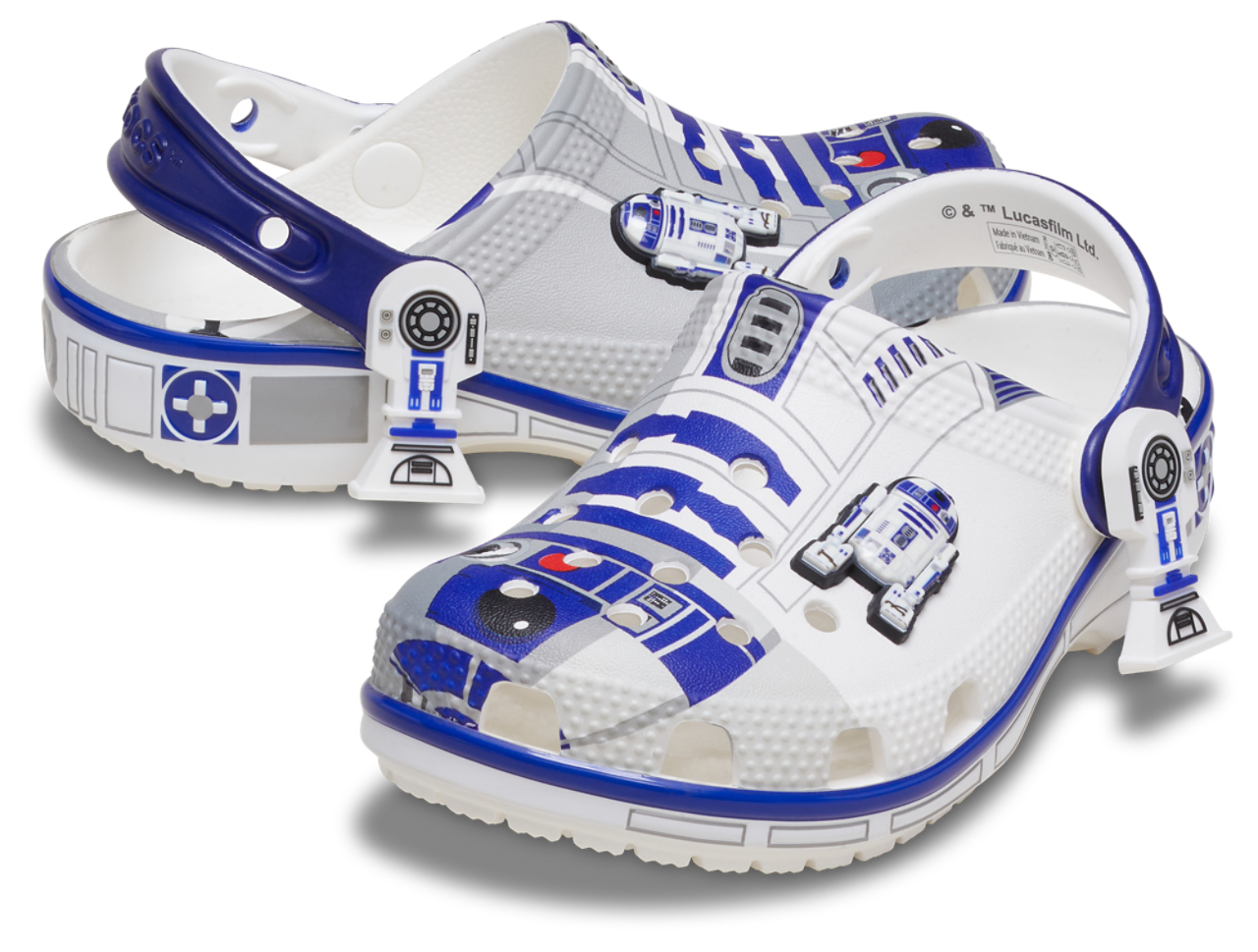 Crocs Star Wars R2D2 Classic Clogs Image 7 of 7. Tap to open photo gallery.