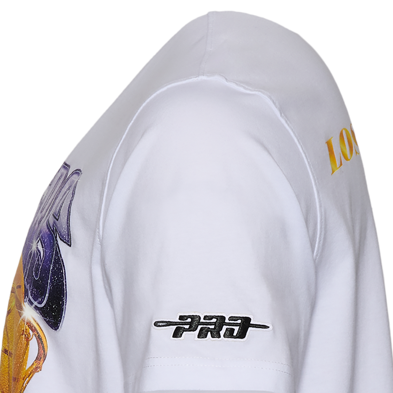 Pro Standard Lakers Gold Hoops Short Sleeve Flex T-Shirt - Men's