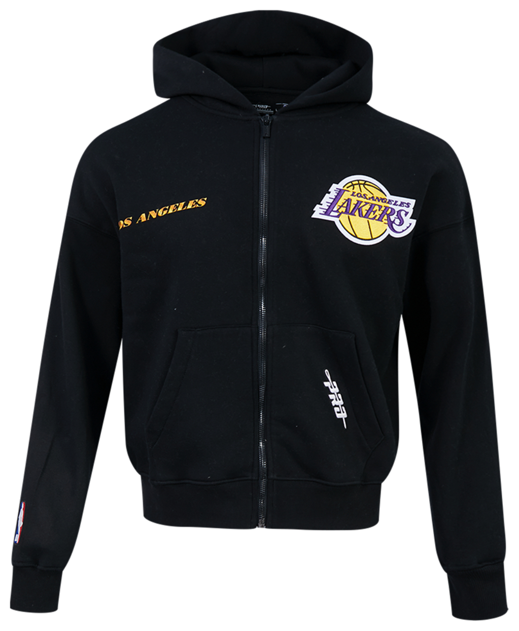 Pro Standard Lakers Gold Hoops Pro Full-Zip Hoodie - Men's | Foot