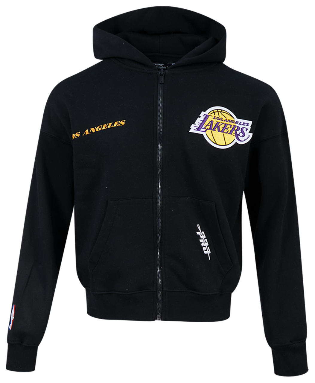 Pro Standard Lakers Gold Hoops Pro Full-Zip Hoodie - Men's | Foot