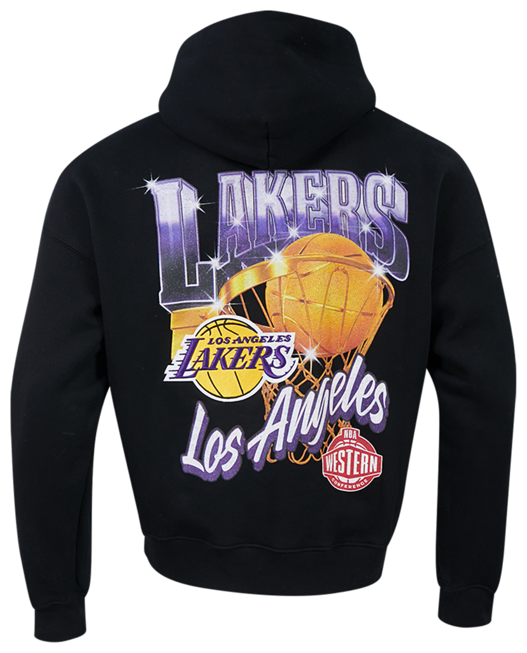 Pro Standard Lakers Gold Hoops Pro Full-Zip Hoodie - Men's | Foot