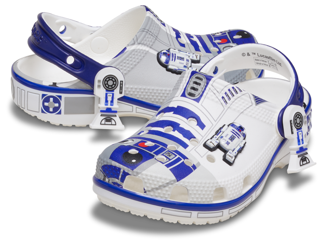 Crocs Star Wars R2D2 Classic Clogs Image 7 of 7. Tap to open photo gallery.