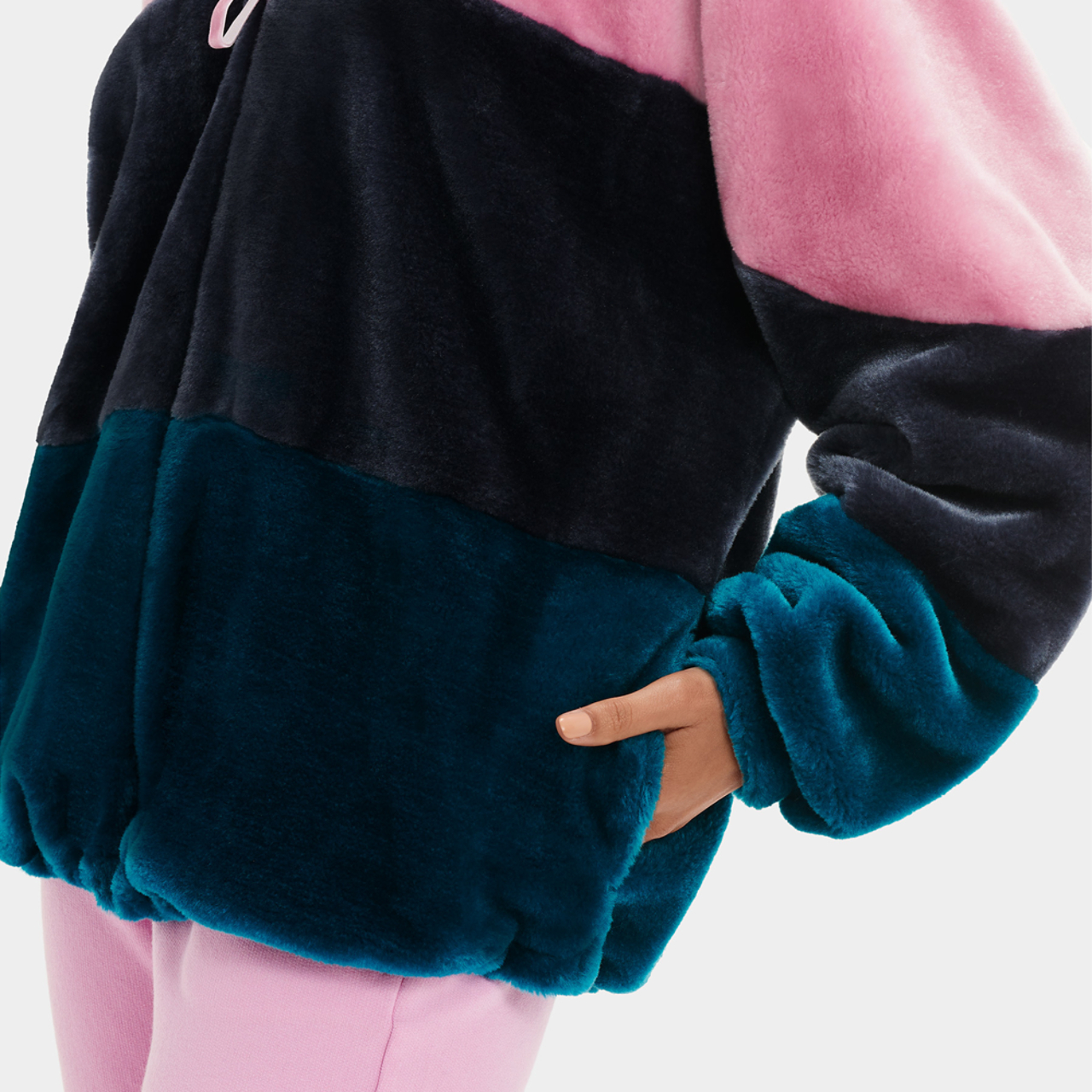 UGG Elaina Faux Fur Jacket Image 5 of 5. Tap to open photo gallery.