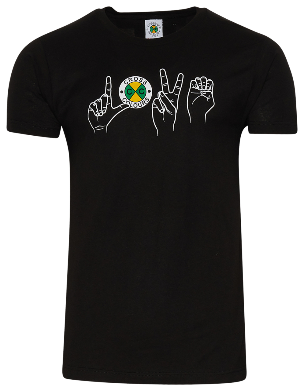 Cross Colours Love Hands Tee Image 1 of 2. Tap to open photo gallery.