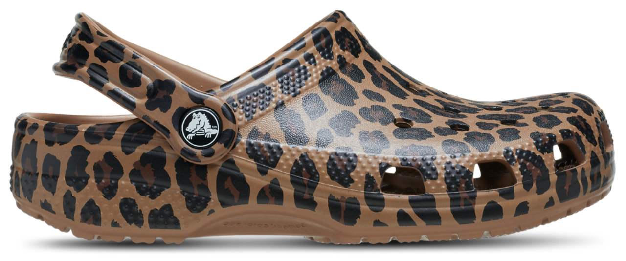Crocs Leopard Classic Clogs Image 1 of 4. Tap to open photo gallery.