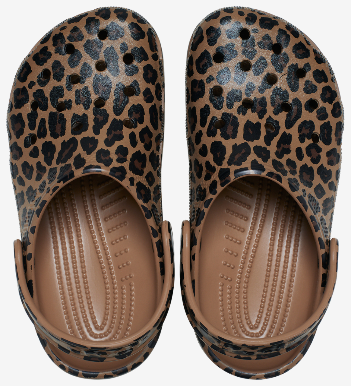 Crocs Leopard Classic Clogs Image 3 of 4. Tap to open photo gallery.