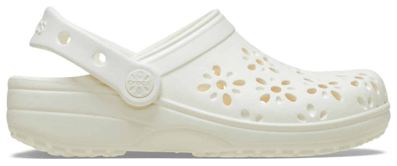 Crocs Floral Cutout Clogs Image 2 of 5. Tap to open photo gallery.