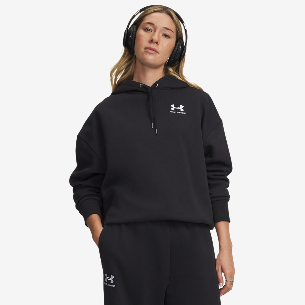 Under Armour Icon Fleece Oversized Hoodie Image 1 of 3. Tap to open photo gallery.