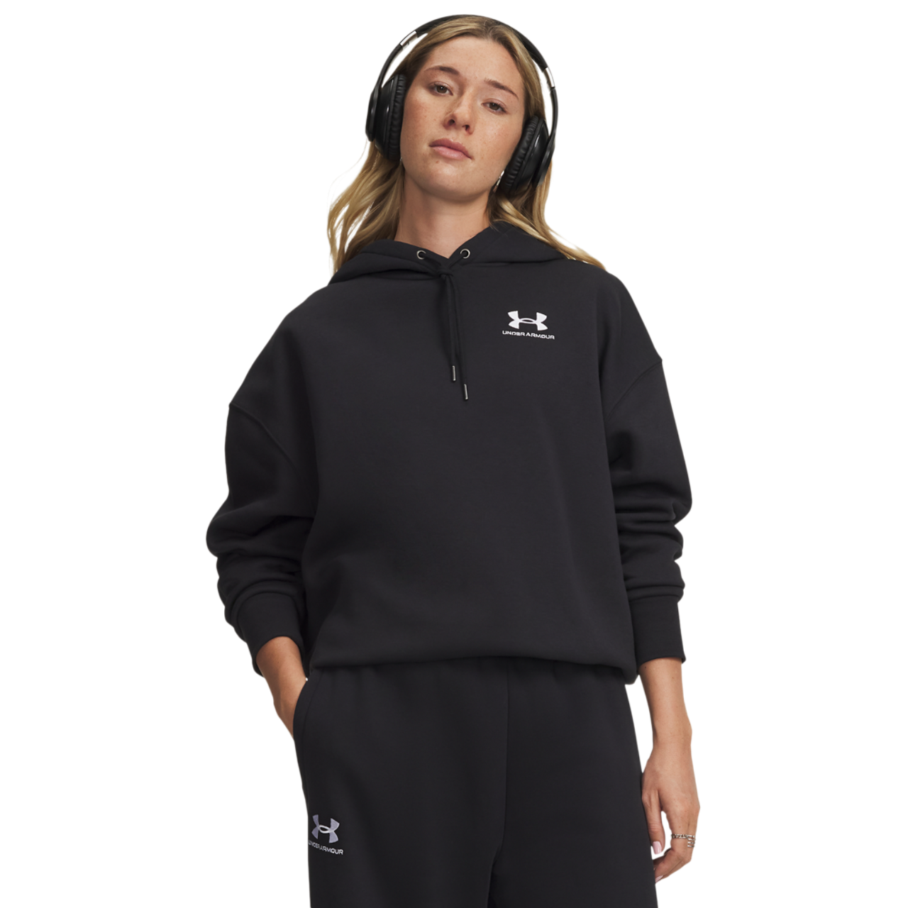 Under Armour Icon Fleece Oversized Hoodie Image 1 of 3. Tap to open photo gallery.