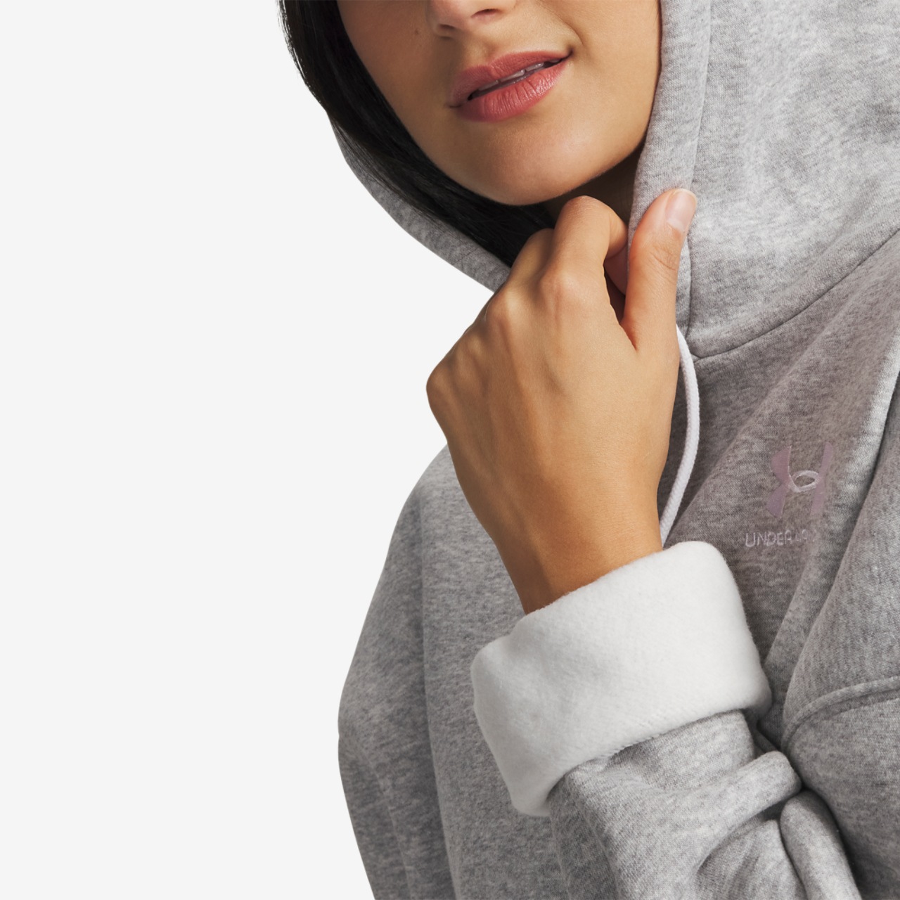 Under Armour Icon Fleece Oversized Hoodie Image 3 of 3. Tap to open photo gallery.