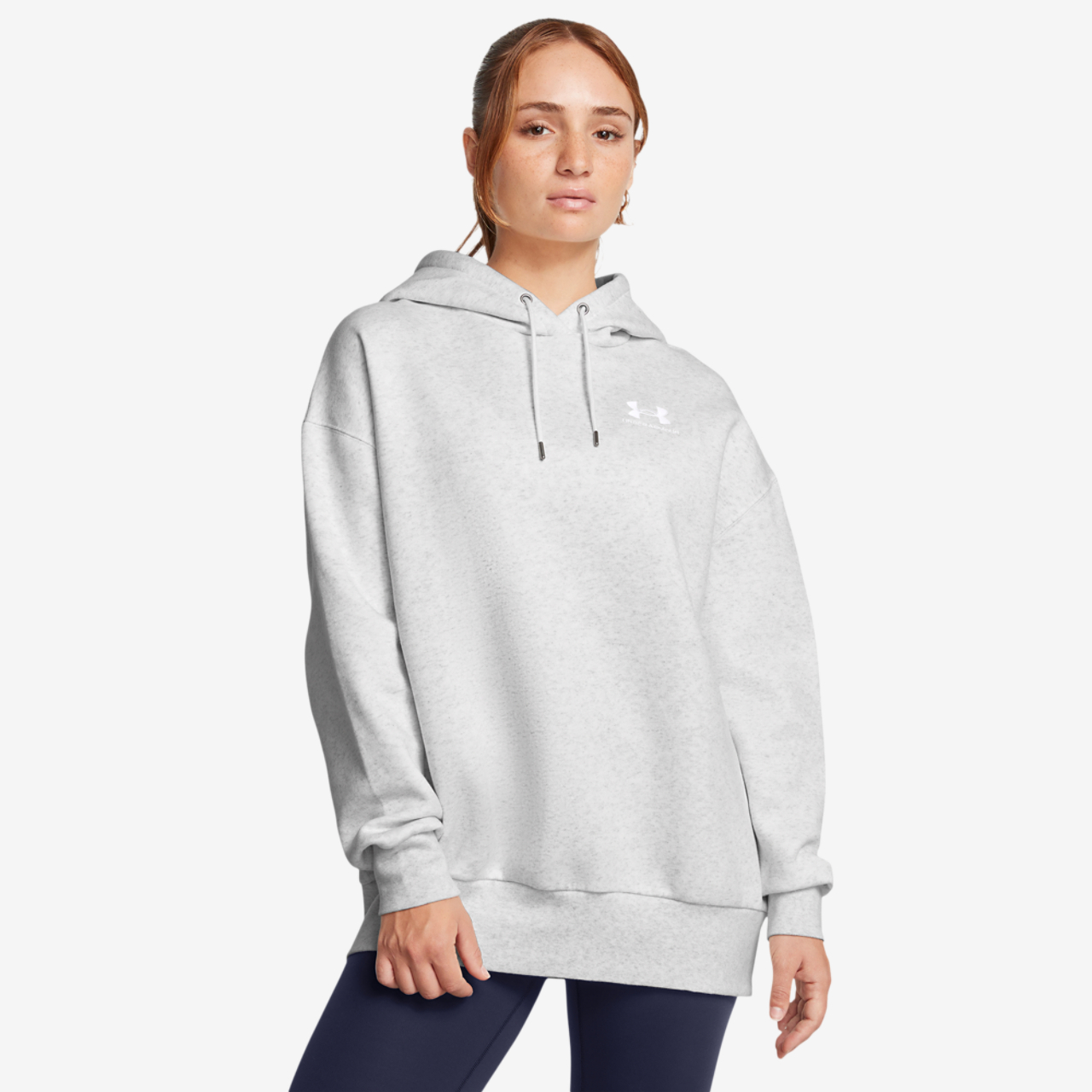 Under Armour Icon Fleece Oversized Hoodie Image 1 of 3. Tap to open photo gallery.