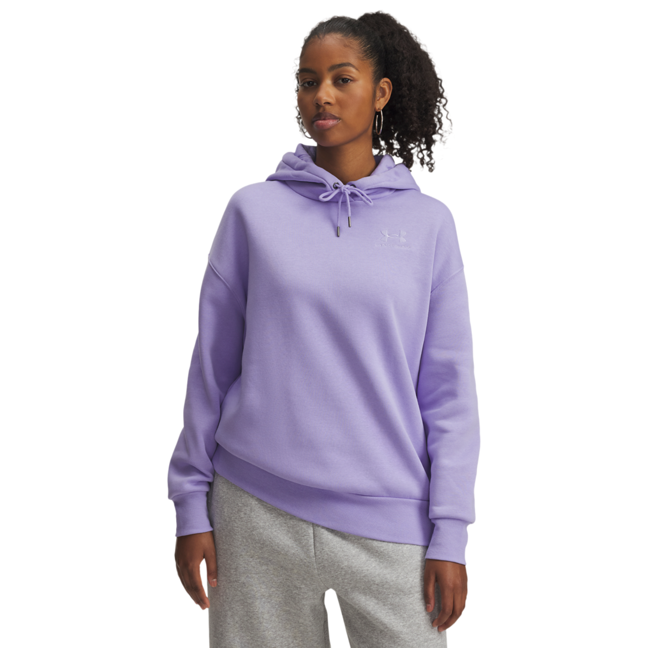 Under Armour Icon Fleece Oversized Hoodie Image 1 of 3. Tap to open photo gallery.