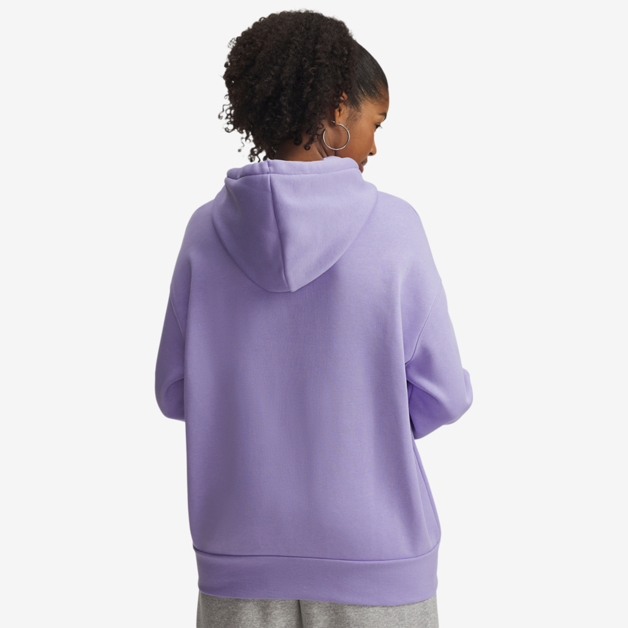 Under Armour Icon Fleece Oversized Hoodie Image 2 of 3. Tap to open photo gallery.