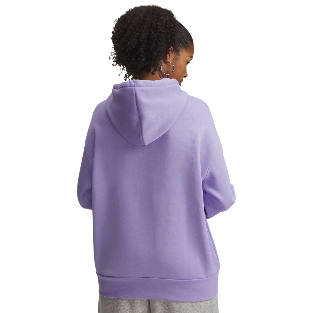 Under Armour Icon Fleece Oversized Hoodie Image 2 of 3. Tap to open photo gallery.