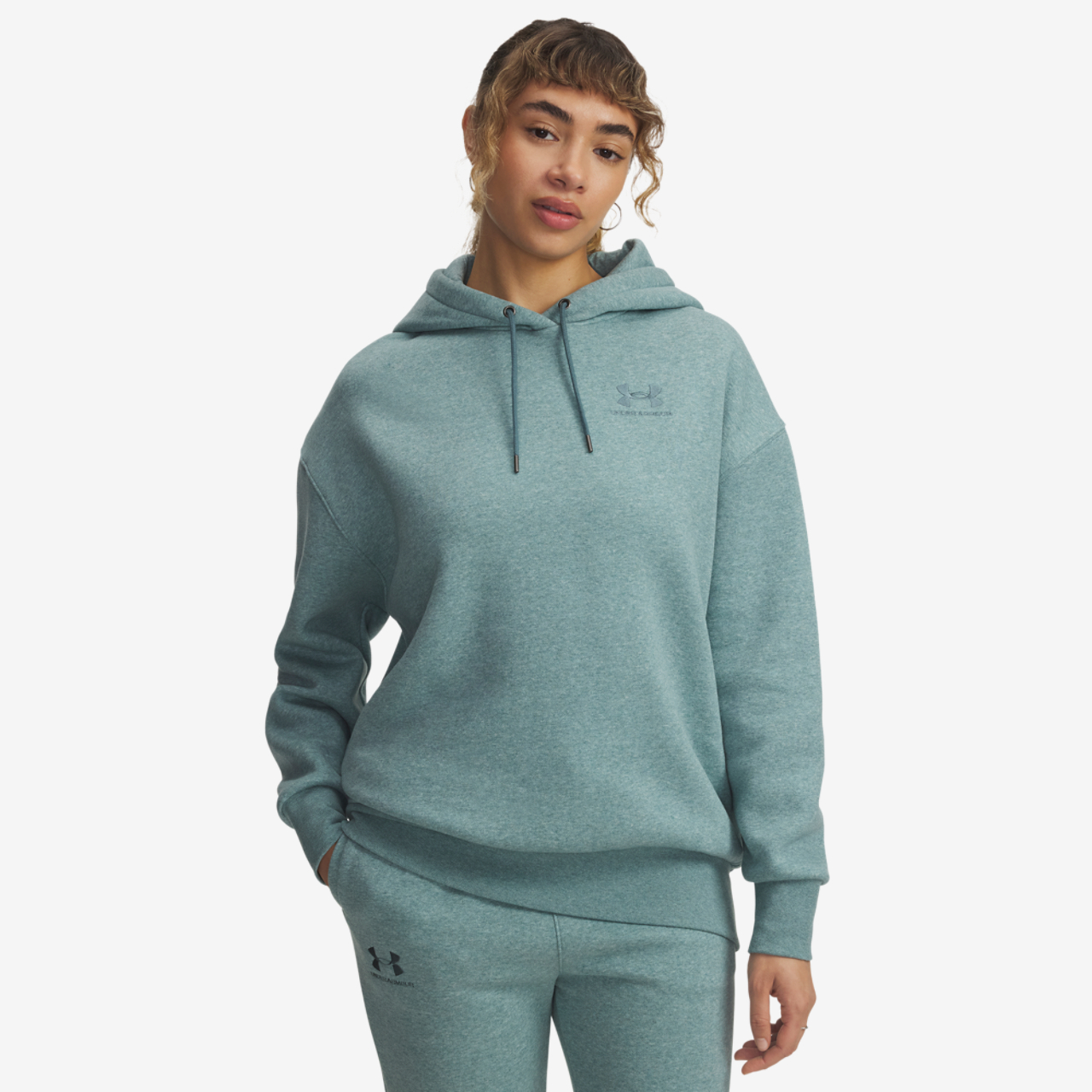Under Armour Icon Fleece Oversized Hoodie Image 1 of 3. Tap to open photo gallery.