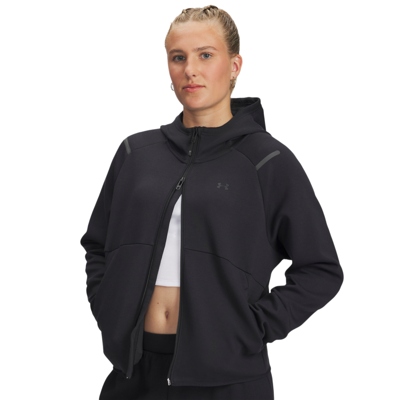 Under Armour Unstoppable Fleece Full-Zip Image 1 of 3. Tap to open photo gallery.