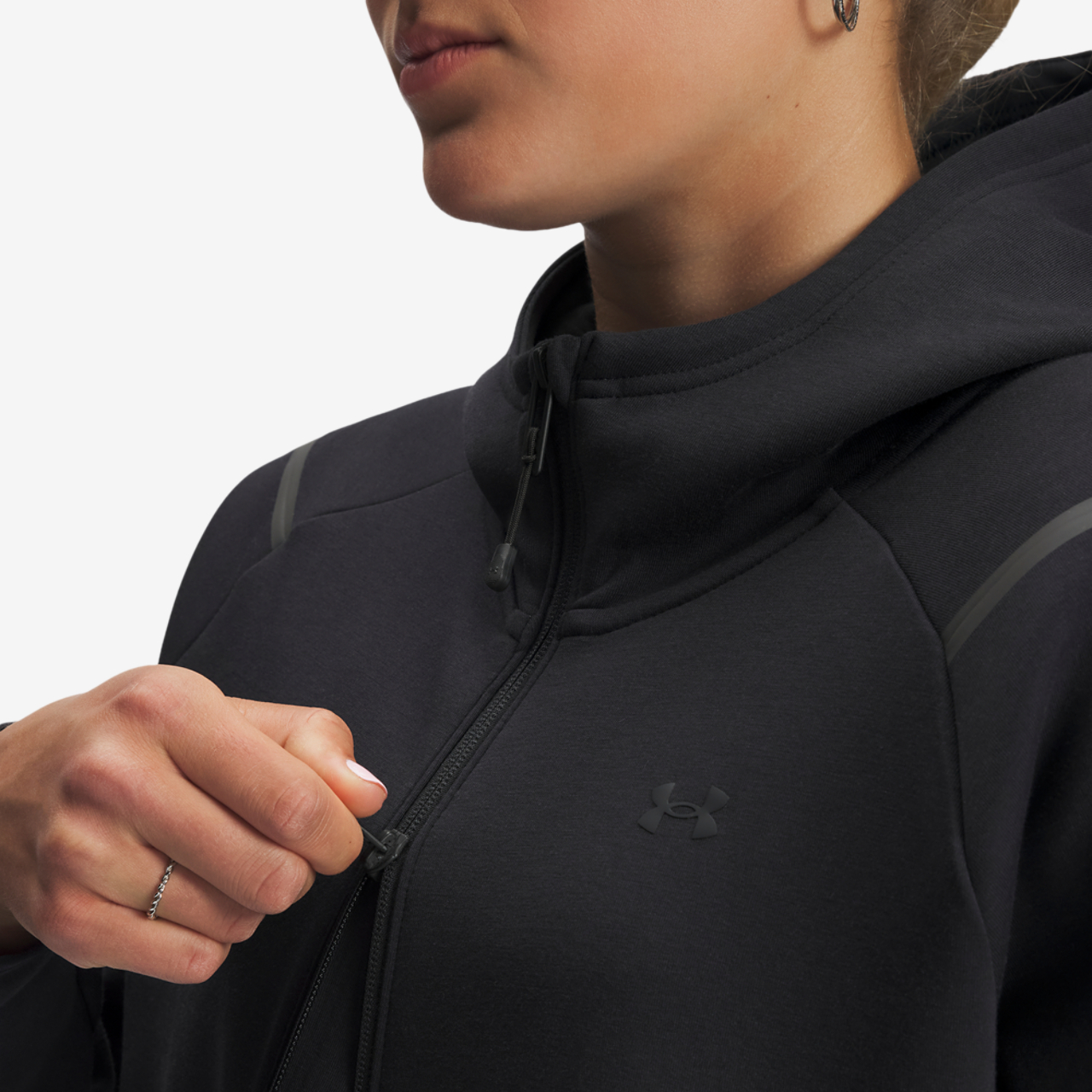 Under Armour Unstoppable Fleece Full-Zip Image 3 of 3. Tap to open photo gallery.
