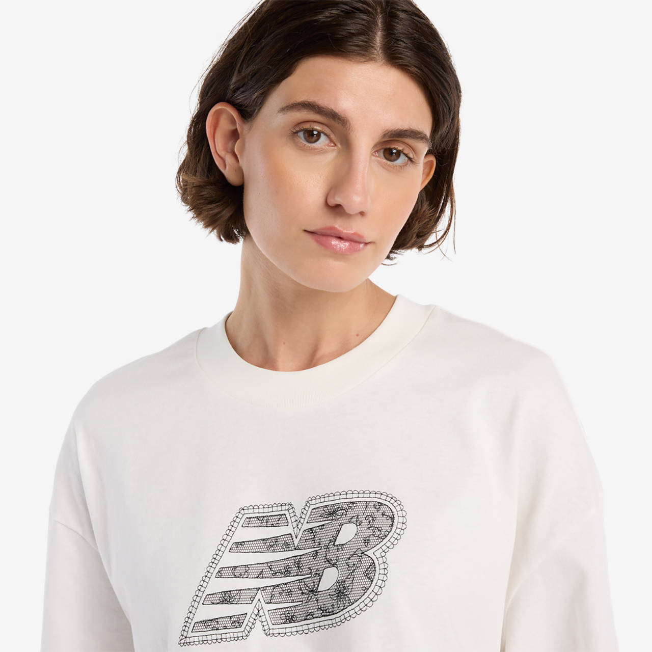 New Balance Lace T-Shirt Image 3 of 4. Tap to open photo gallery.