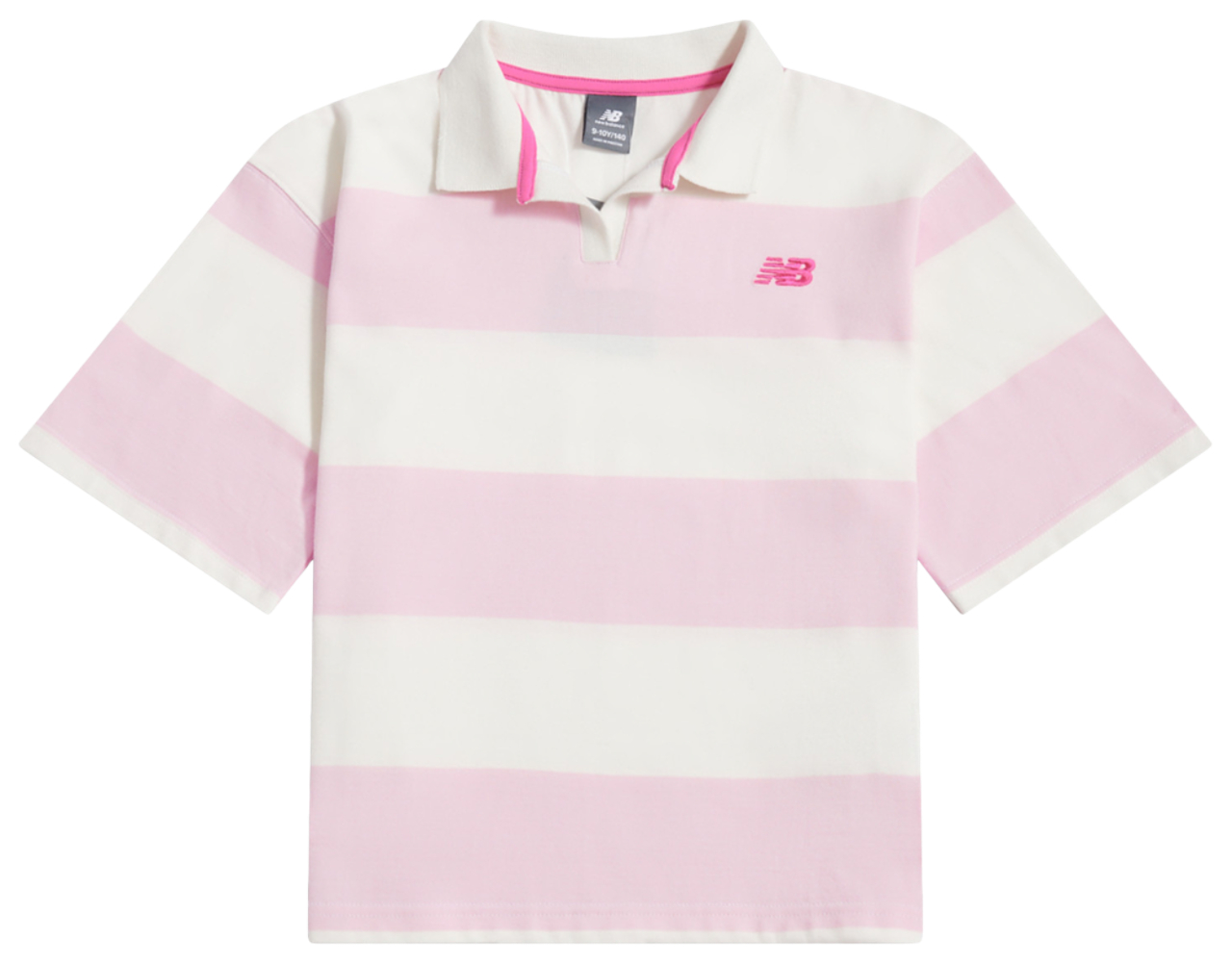 New Balance Stripe Rugby Polo Image 1 of 3. Tap to open photo gallery.