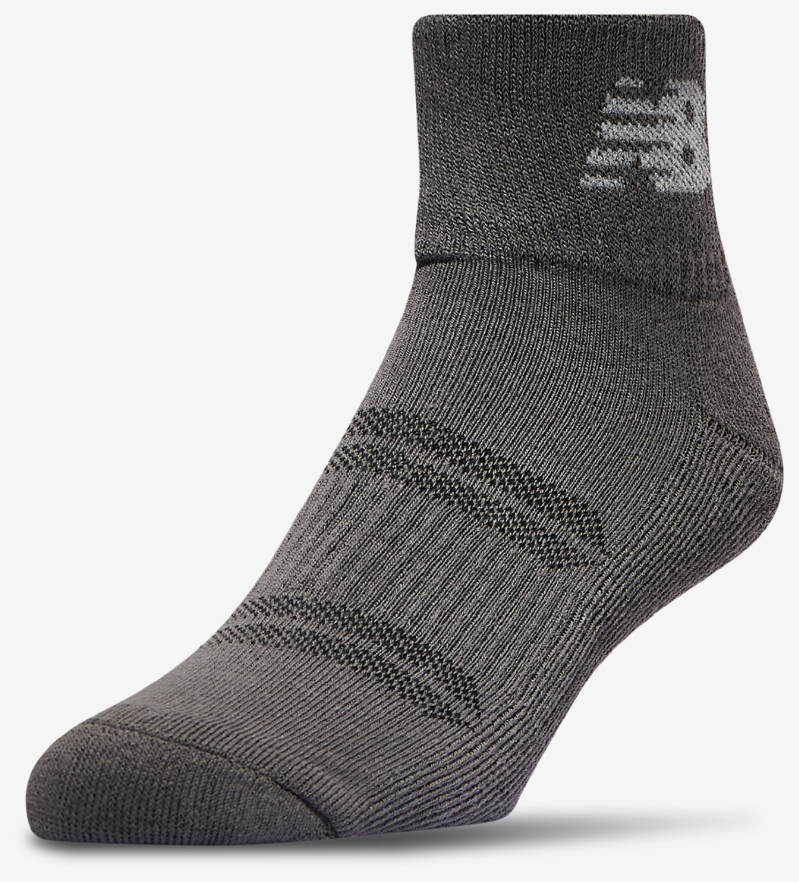 New Balance Half Cushion Ankle Sock 3 Pack Image 4 of 4. Tap to open photo gallery.