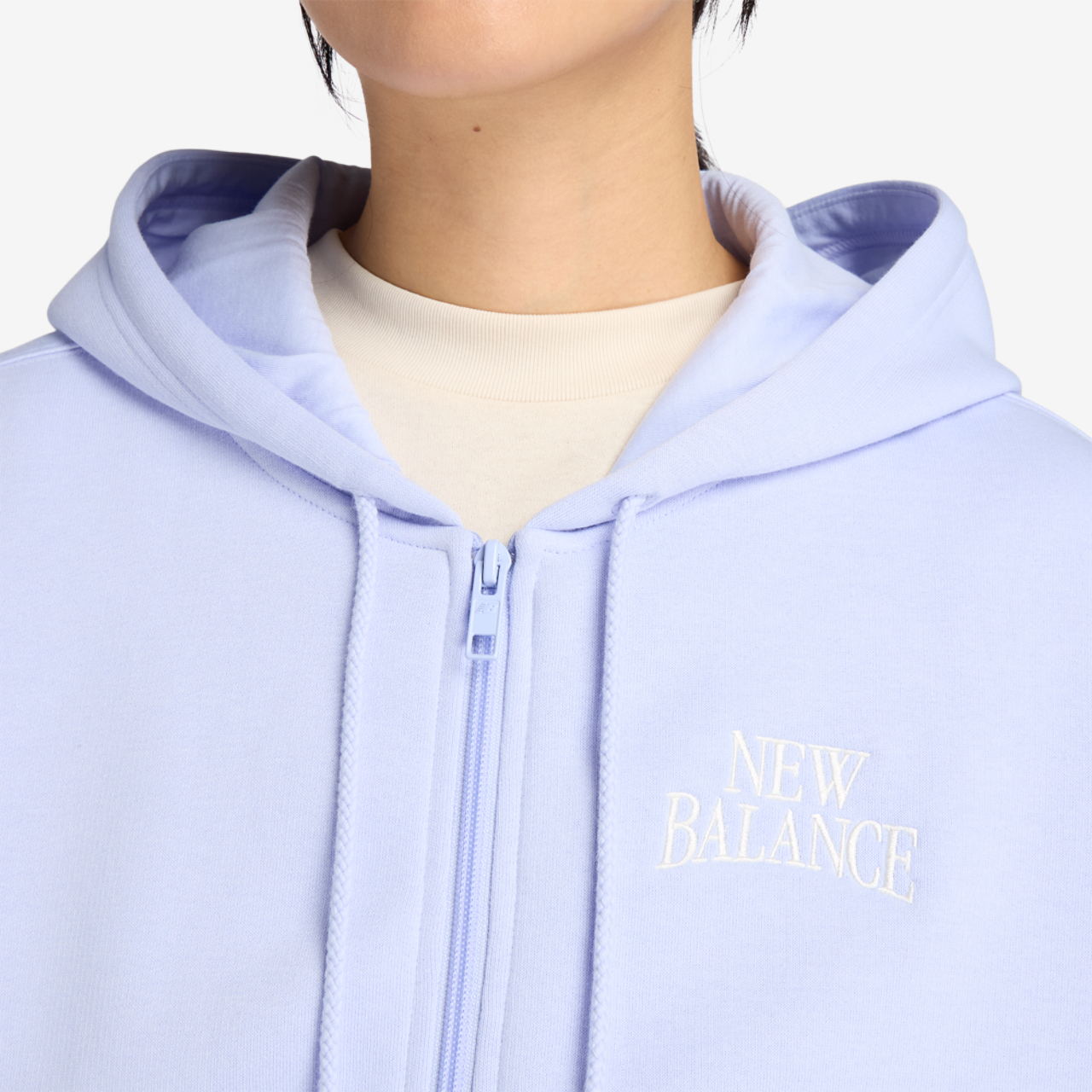 New Balance Linear Heritage Fleece Full-Zip Image 4 of 8. Tap to open photo gallery.