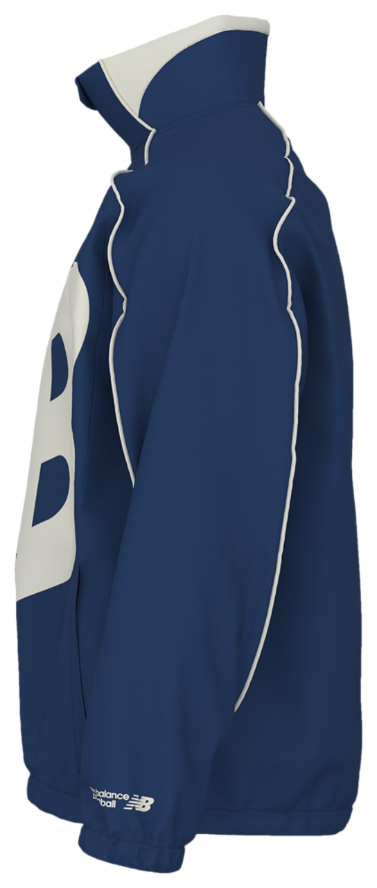 New Balance Basketball Oversized Print Woven Jacket Image 3 of 3. Tap to open photo gallery.