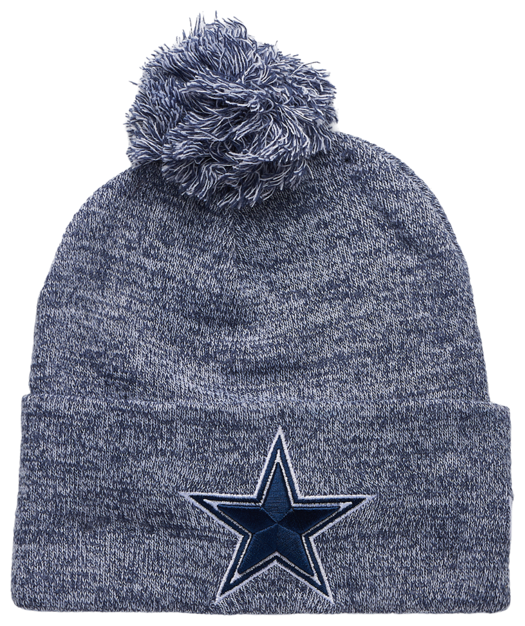 New Era Cowboys Marl Pom Knit Beanie Image 1 of 3. Tap to open photo gallery.