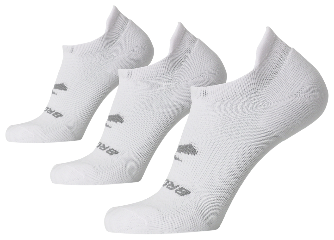 Brooks Run-In 3 Pack No Show Socks Image 4 of 6. Tap to open photo gallery.