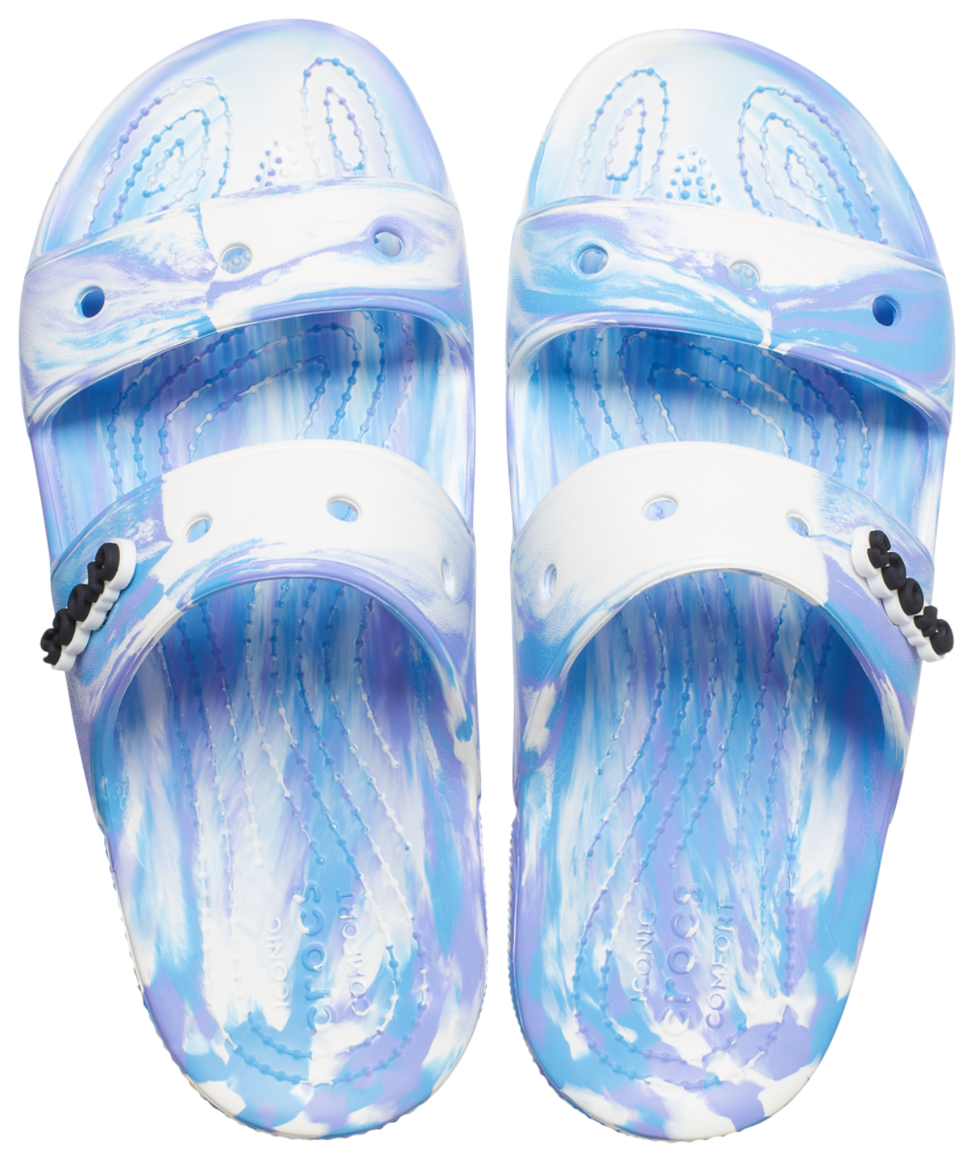 Crocs Classic Marbled Sandals Image 3 of 4. Tap to open photo gallery.