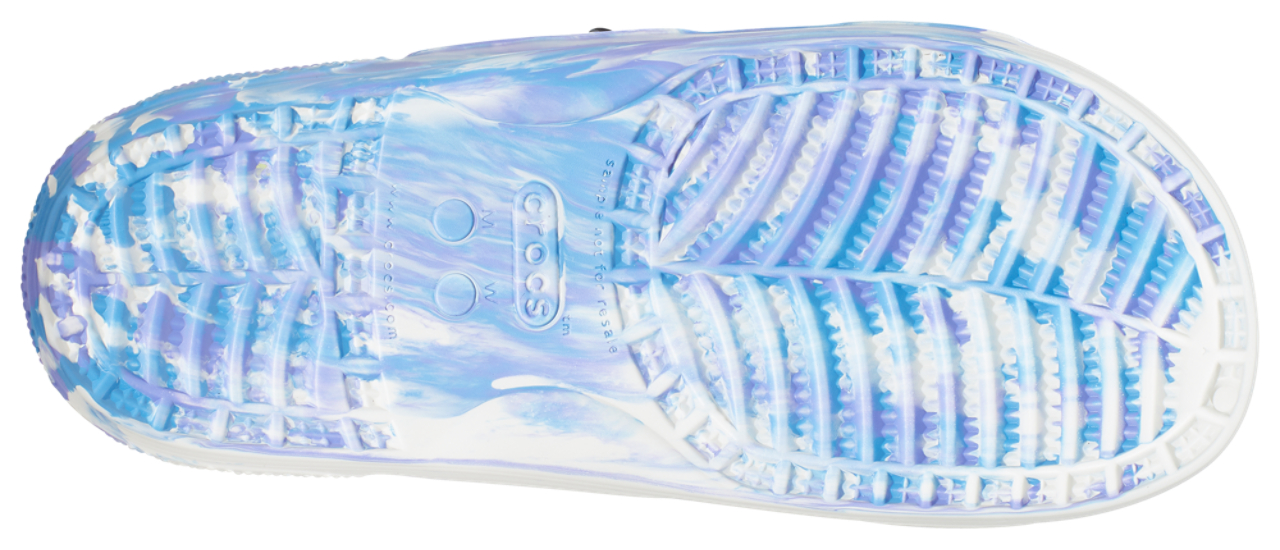 Crocs Classic Marbled Sandals Image 4 of 4. Tap to open photo gallery.