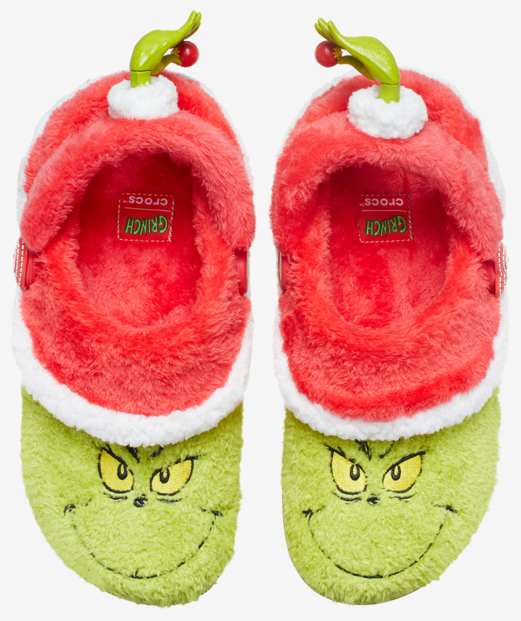 Crocs Grinch Classic Lined Clogs Image 4 of 8. Tap to open photo gallery.