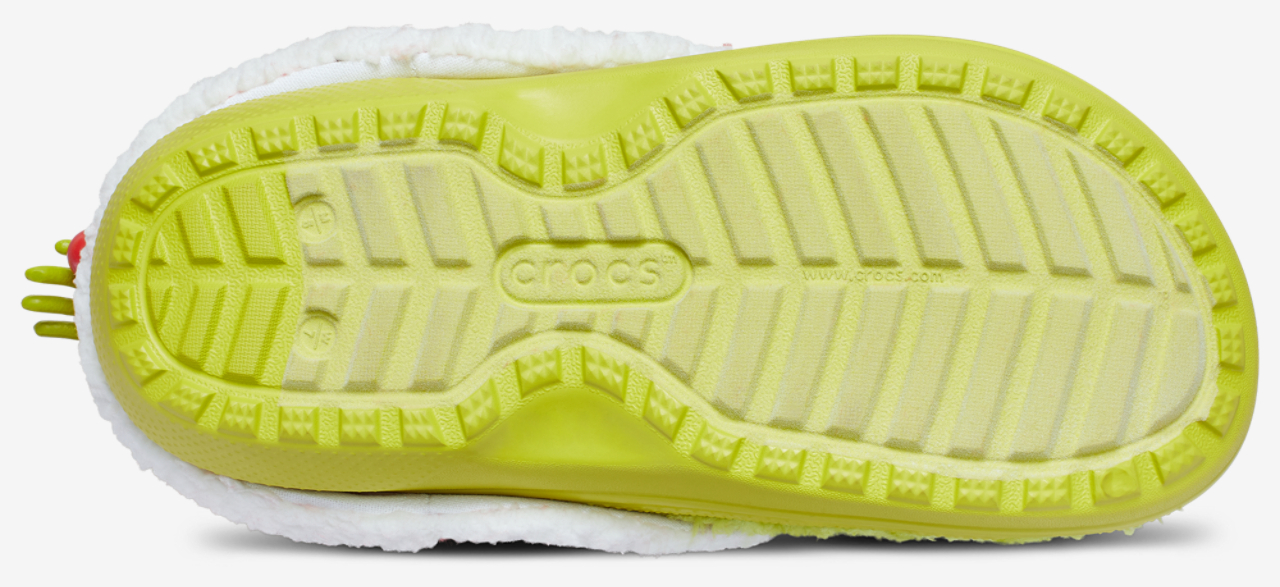 Crocs Grinch Classic Lined Clogs Image 5 of 8. Tap to open photo gallery.